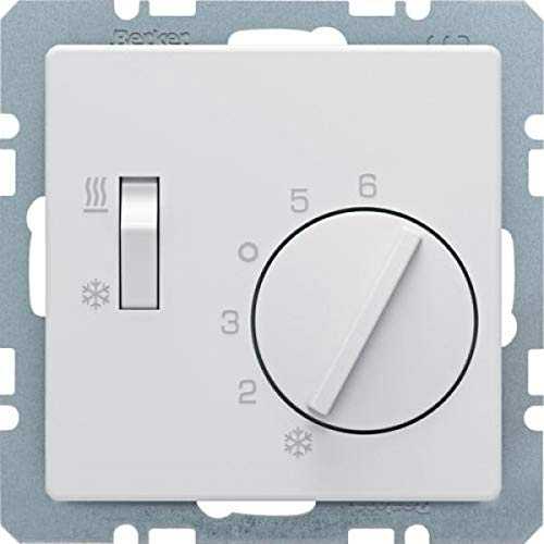 Berker 20296089 Temperaturregler, Wechsler mit Schalter Heizen/Kühlen, Q.1/Q.3/Q.7, polarw. samt Mesch Shop Berker 20296089 Temperaturregler, Wechsler mit Schalter Heizen/Kühlen, Q.1/Q.3/Q.7, polarw. samt Mesch Shop